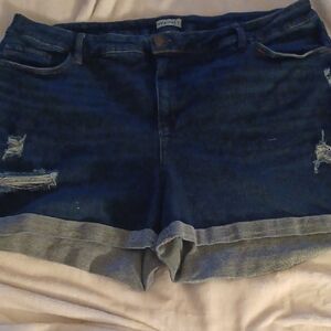 Ava & Viv Plus Size Jean Shorts Sz 24W
